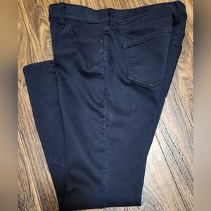 Liz Claiborne Black Straight Leg Jeans Sz 8 LIKE NEW!